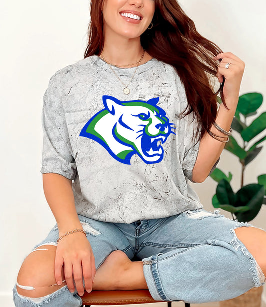 Panther Head Color Blast Royal Green
