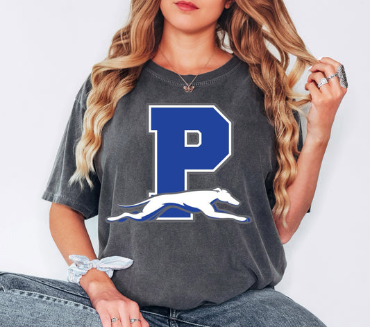 P Greyhound Mascot