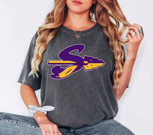 S Arrow Purple Gold