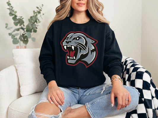 Panther Head Maroon White