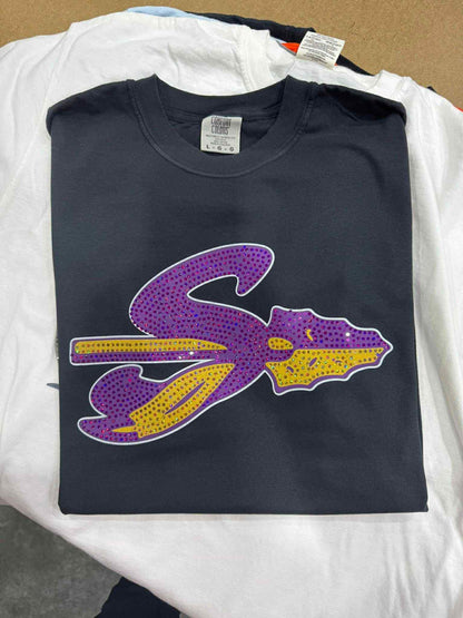 S Arrow Purple Gold