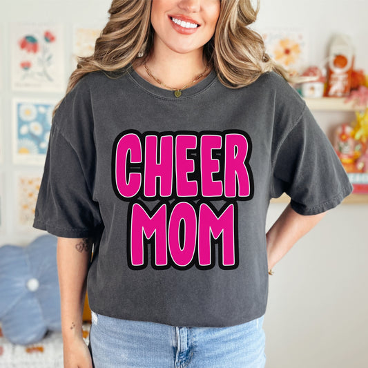Cheer Mom Custom Bubble Spangle