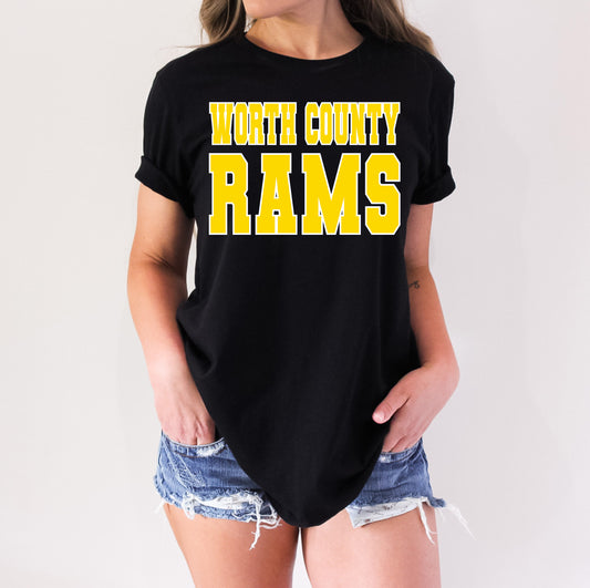 Worth County Rams - Black Gold
