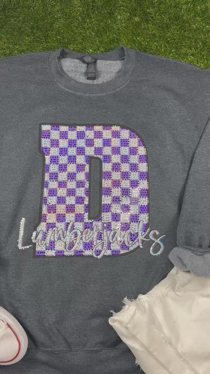 Custom Checkered Team Spirit Spangle