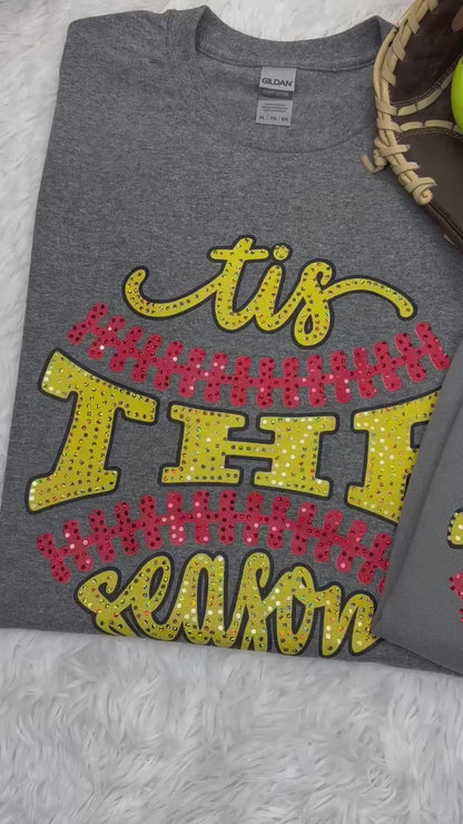 Tis The Season Softball Tees / Long Short