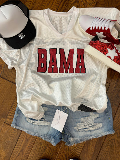 Custom Glitter Embroidery Adult Augusta Jersey