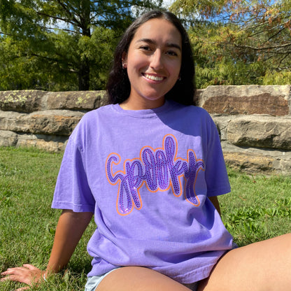 Spooky Violet Spangle Tee